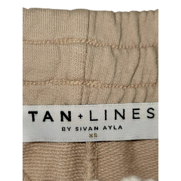 Tan + Lines by Sivan Ayla Women's Rosebowl Jogger Sweatpants in Beige Size XS - Picture 2 of 5